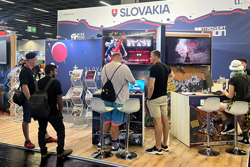 Slovak national stand at GAMESCOM 2024